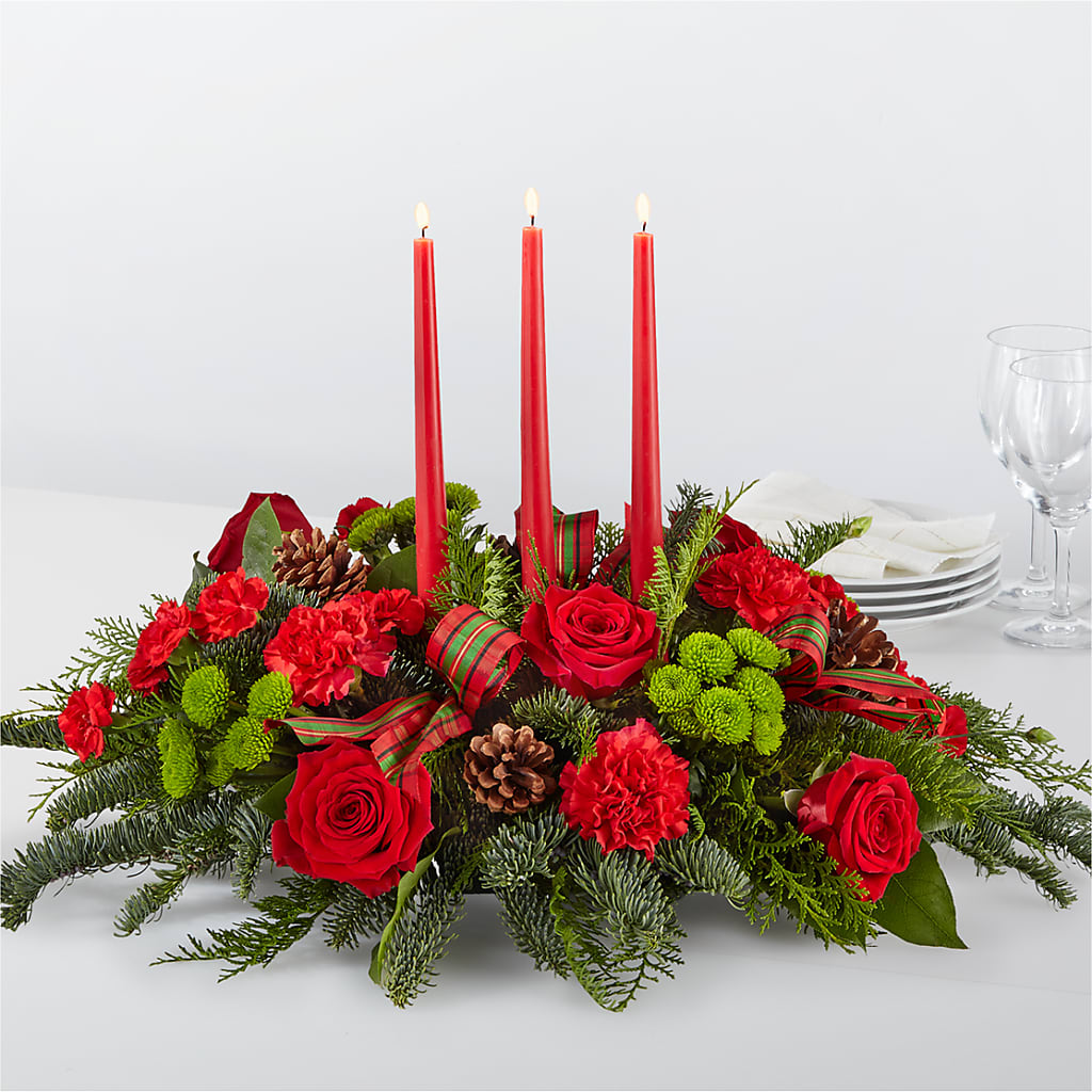 By the Candlelight Centerpiece – Indiana Floral/flower Boutique, Indiana PA