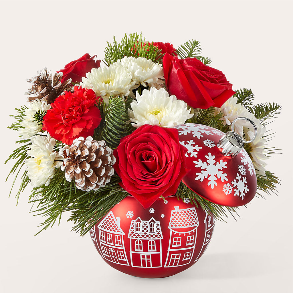 Christmas Village Ornament – Indiana Floral/flower Boutique, Indiana PA