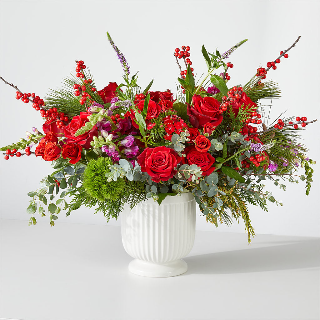 Big Red Bow Bouquet – Indiana Floral/flower Boutique, Indiana PA