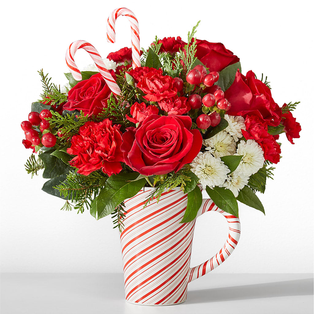 Peppermint Swirl Mug – Indiana Floral/flower Boutique, Indiana PA