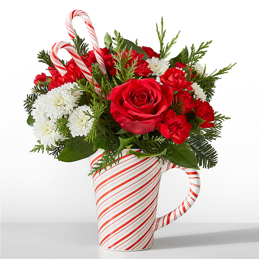 Peppermint Swirl Mug – Indiana Floral/flower Boutique, Indiana PA