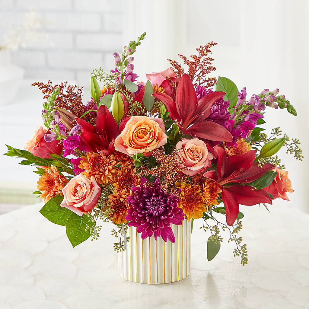 Burgundy Landscape Bouquet – Indiana Floral/flower Boutique, Indiana PA