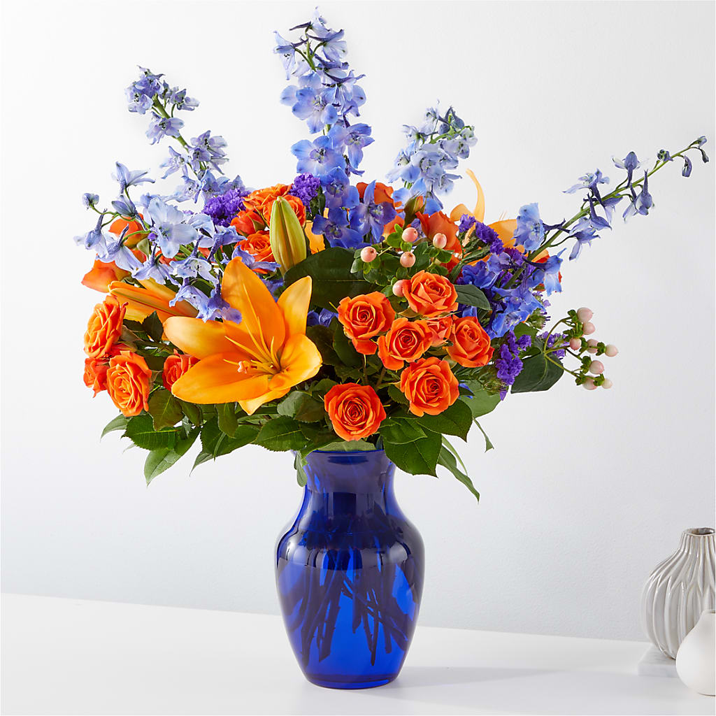 Radiant Citrus Bouquet – Indiana Floral/flower Boutique, Indiana PA