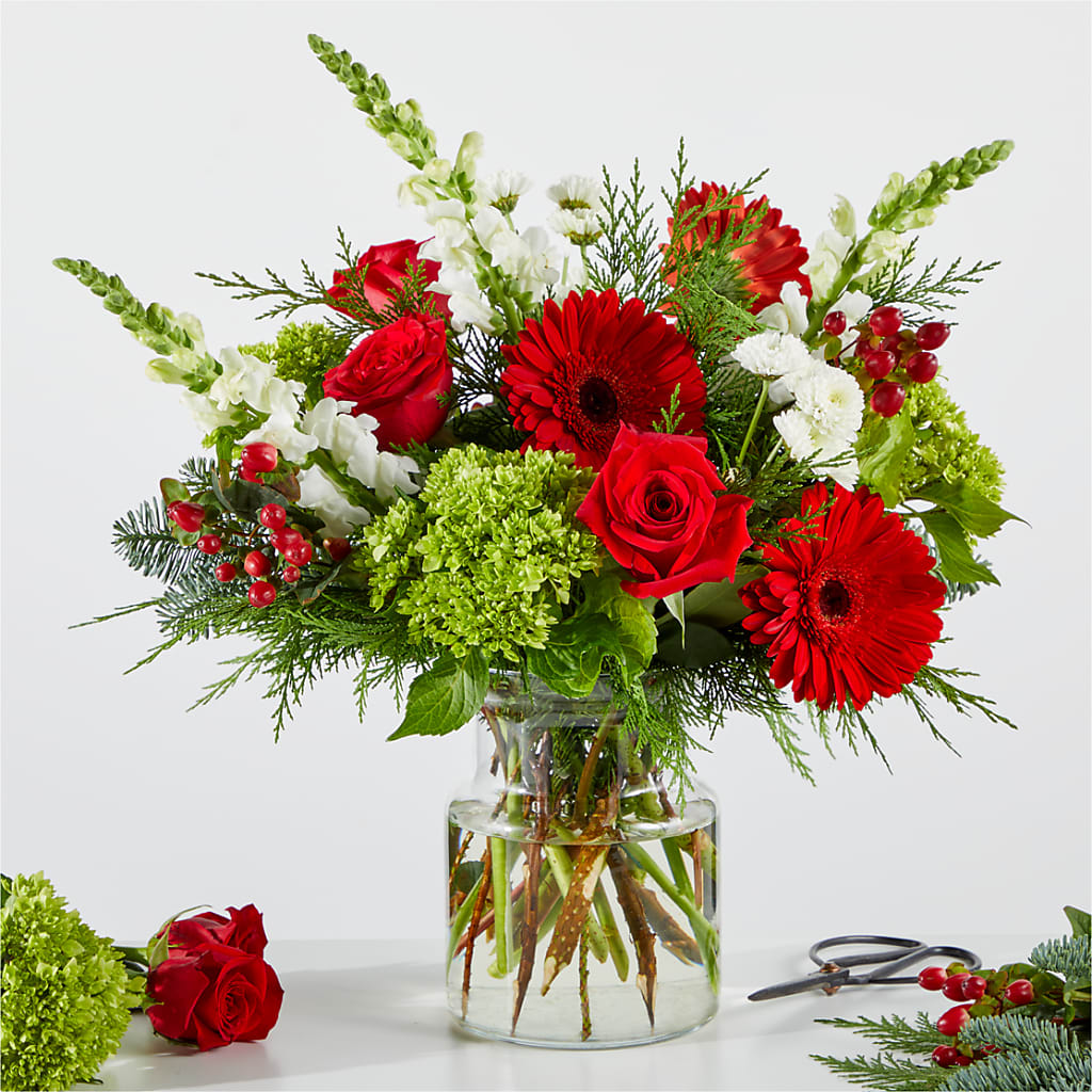 Merry Moment Bouquet – A Florist Original – Indiana Floral/flower Boutique, Indiana PA