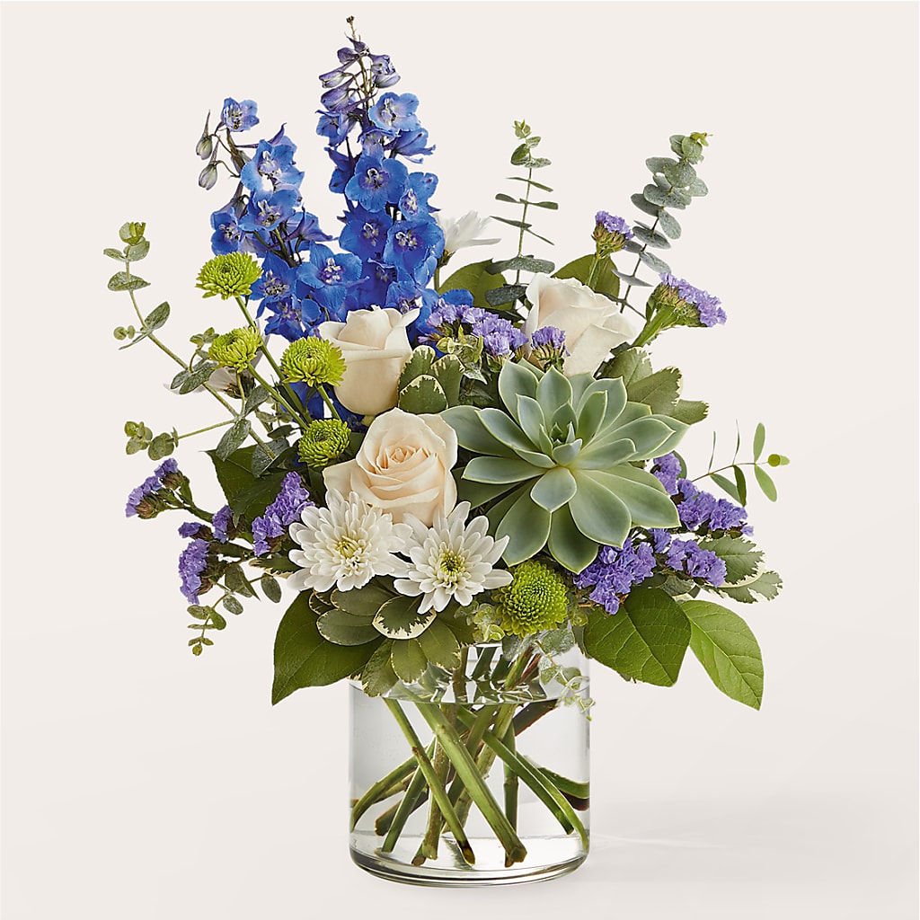 Cerulean Waves Bouquet – Indiana Floral/flower Boutique, Indiana PA
