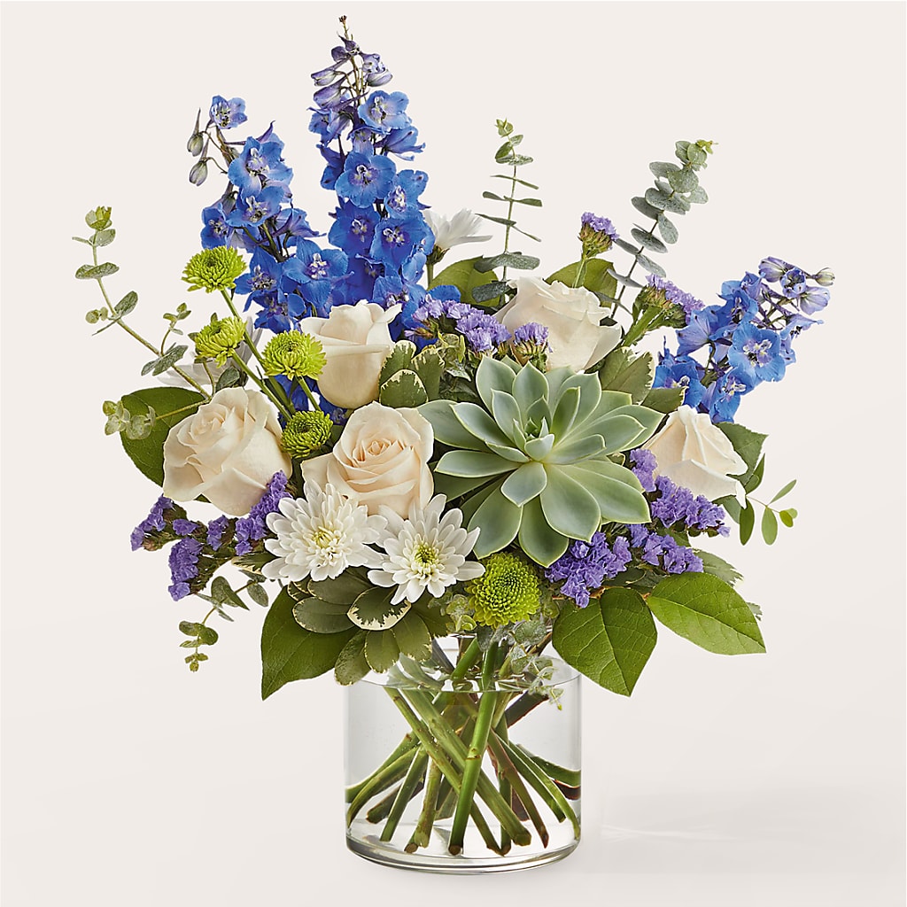 Cerulean Waves Bouquet – Indiana Floral/flower Boutique, Indiana PA