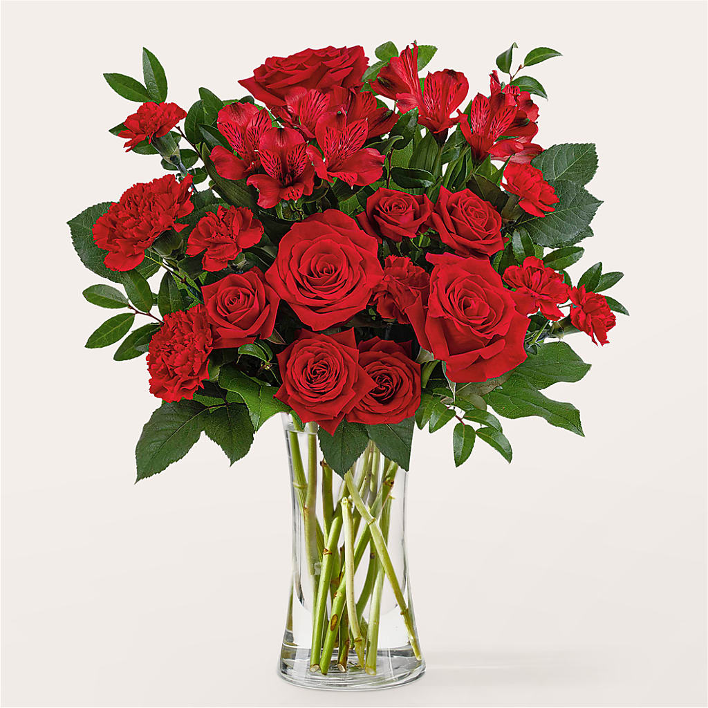 Brilliant Ruby Bouquet – Indiana Floral/flower Boutique, Indiana PA