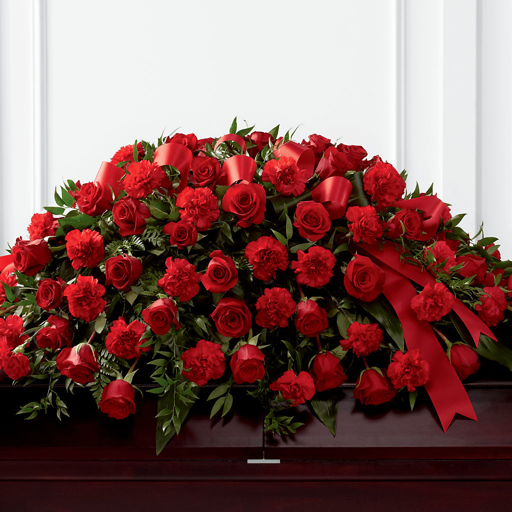 Tribute of Life Casket Spray – Indiana Floral/flower Boutique, Indiana PA