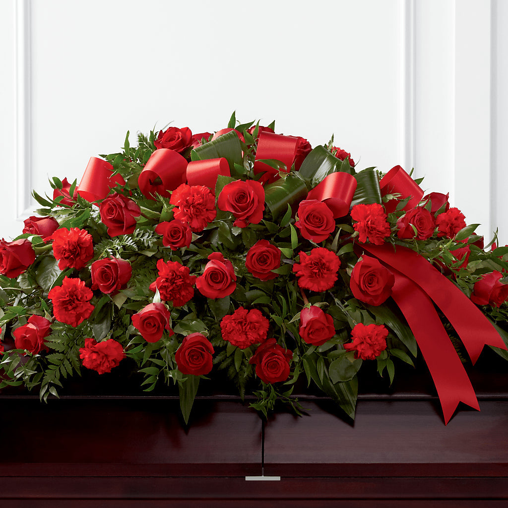 Tribute of Life Casket Spray – Indiana Floral/flower Boutique, Indiana PA