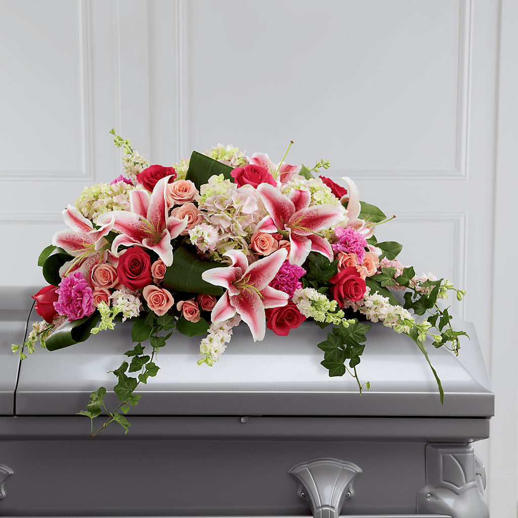 Splendid Grace Casket Spray – Indiana Floral/flower Boutique, Indiana PA