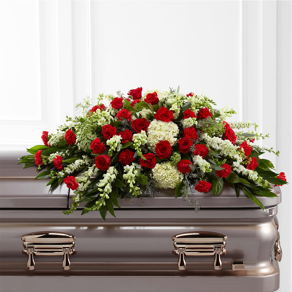 Sincerity Casket Spray – Indiana Floral/flower Boutique, Indiana PA