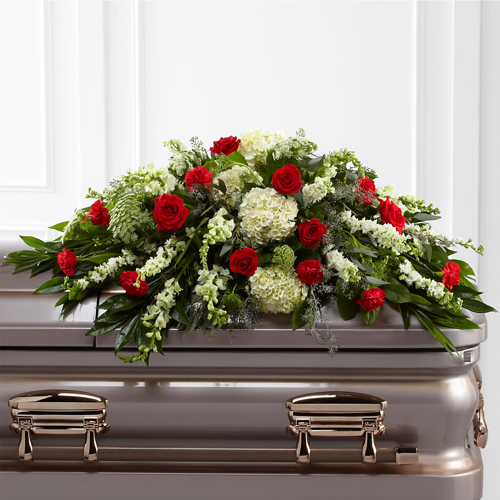 Sincerity Casket Spray – Indiana Floral/flower Boutique, Indiana PA