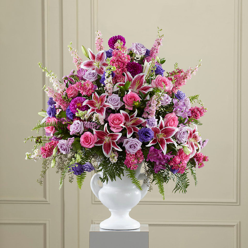 Peaceful Tribute Arrangement – Indiana Floral/flower Boutique, Indiana PA