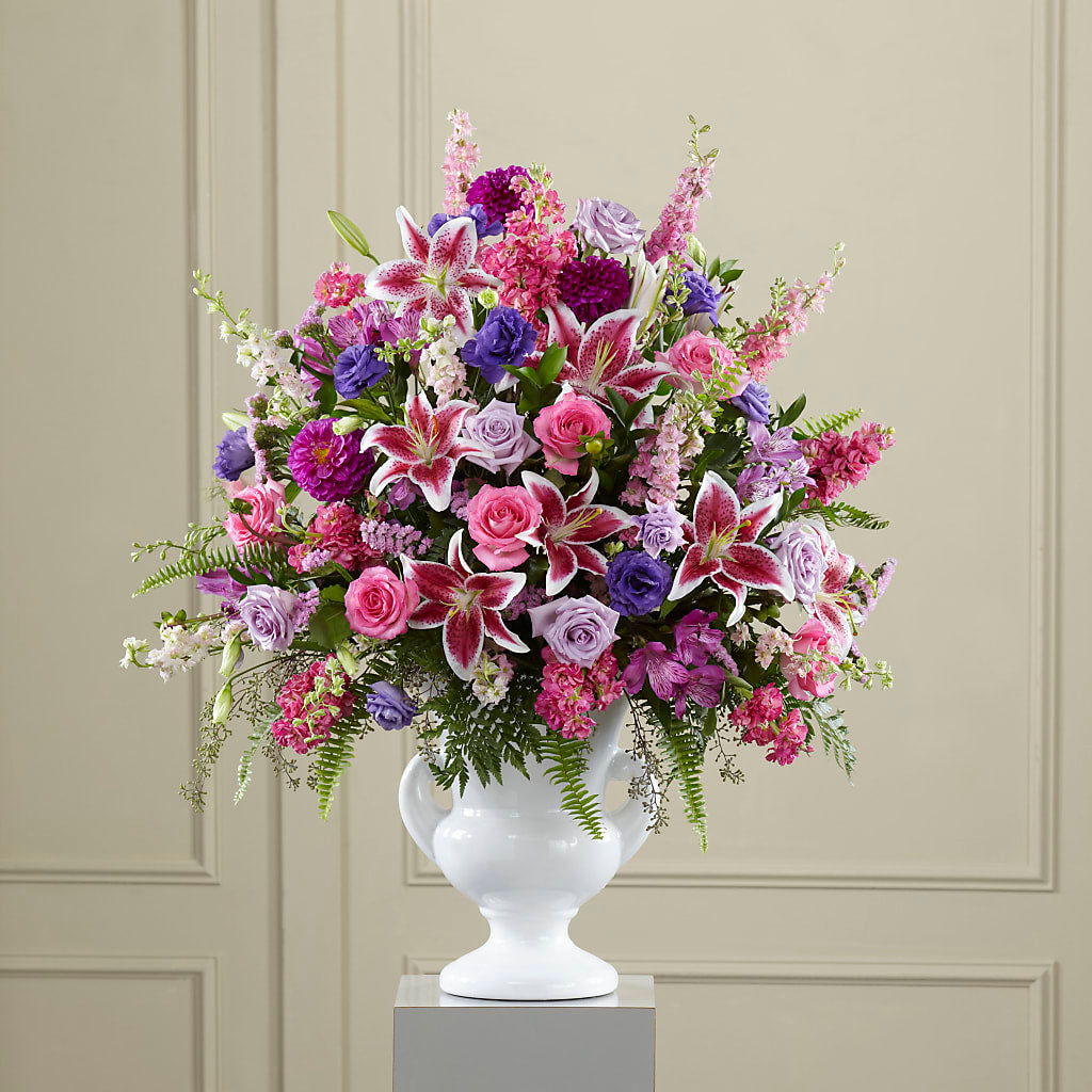 Peaceful Tribute Arrangement – Indiana Floral/flower Boutique, Indiana PA
