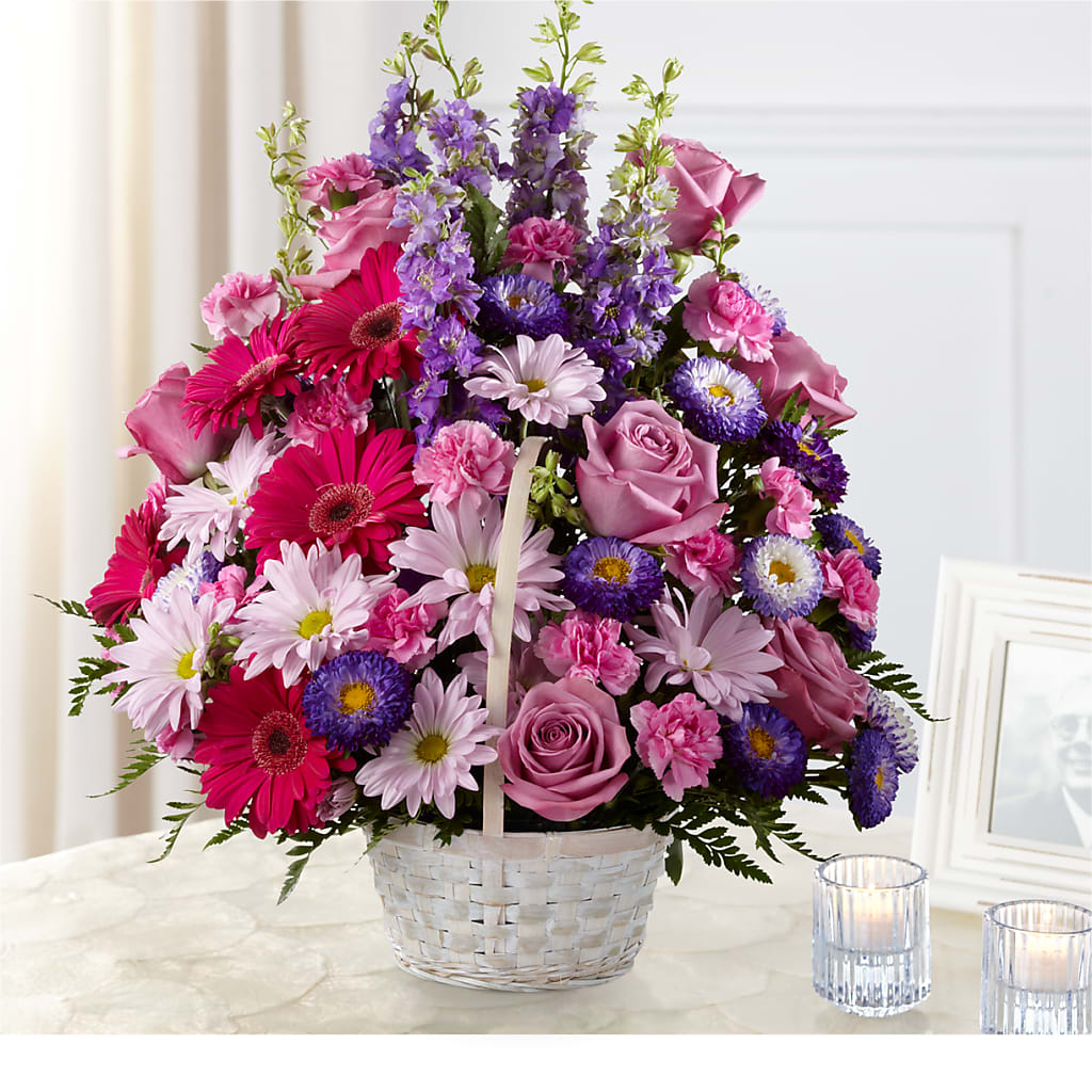 Pastel Peace Basket – Indiana Floral/flower Boutique, Indiana PA