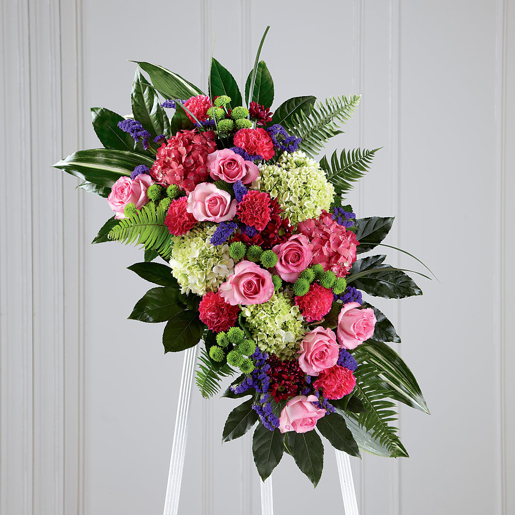 Refreshing Mix Standing Spray – Indiana Floral/flower Boutique, Indiana PA