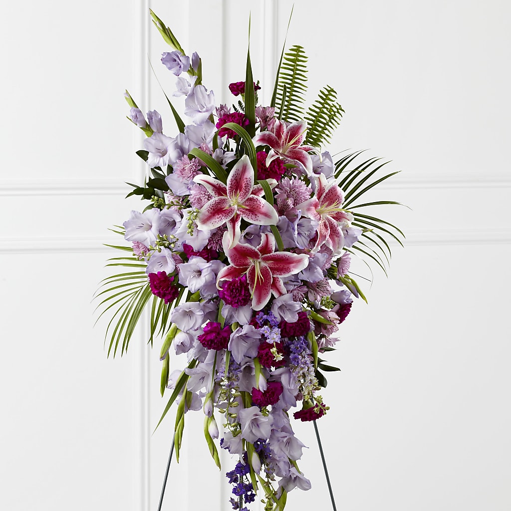 Tender Touch Standing Spray – Indiana Floral/flower Boutique, Indiana PA