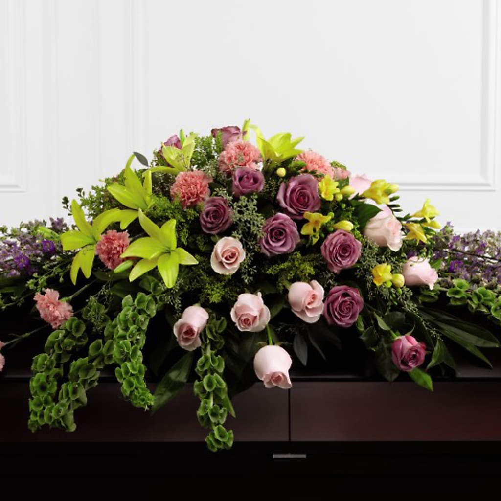 Forever Beloved Casket Spray – Indiana Floral/flower Boutique, Indiana PA