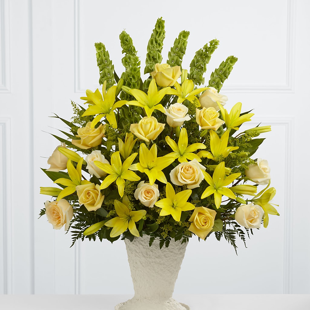 Golden Memories Arrangement – Indiana Floral/flower Boutique, Indiana PA