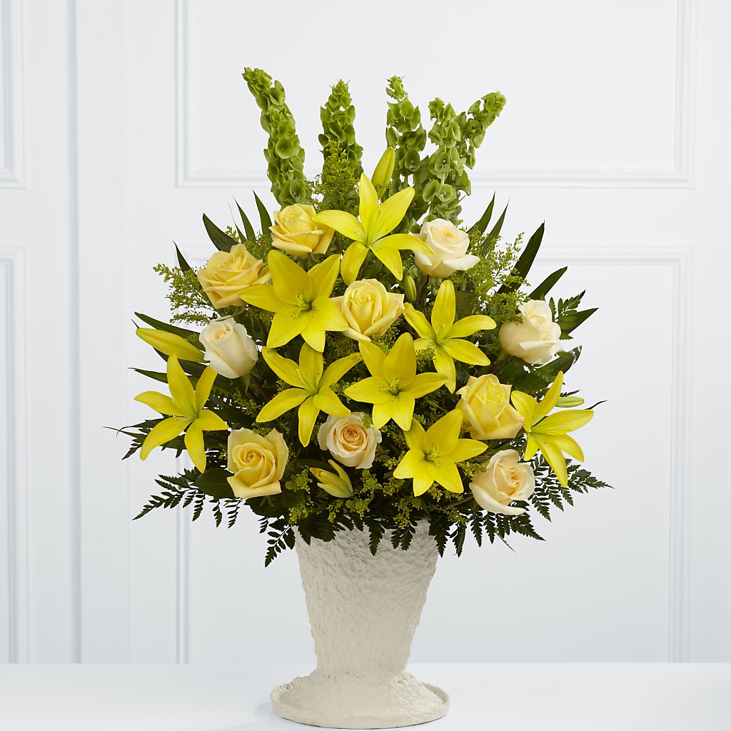 Golden Memories Arrangement – Indiana Floral/flower Boutique, Indiana PA
