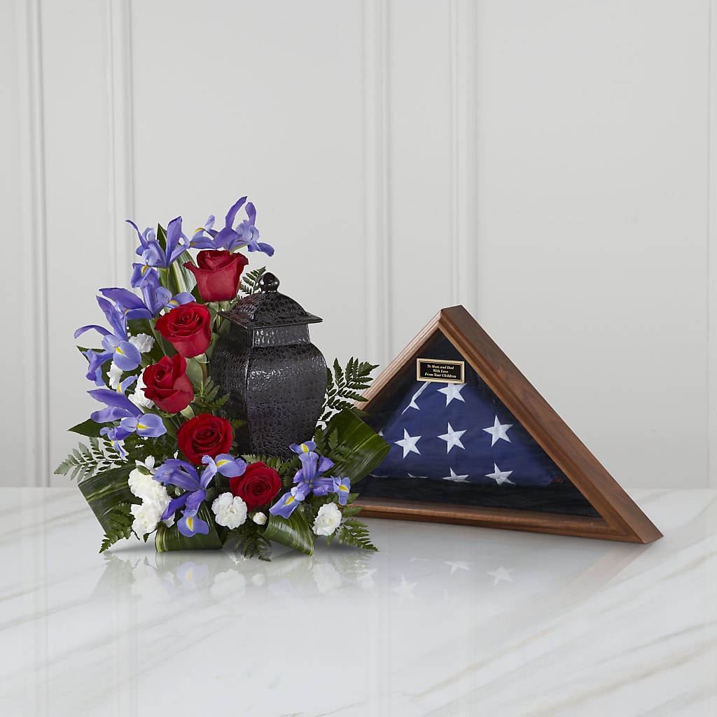 Patriotic Tribute Arrangement – Indiana Floral/flower Boutique, Indiana PA