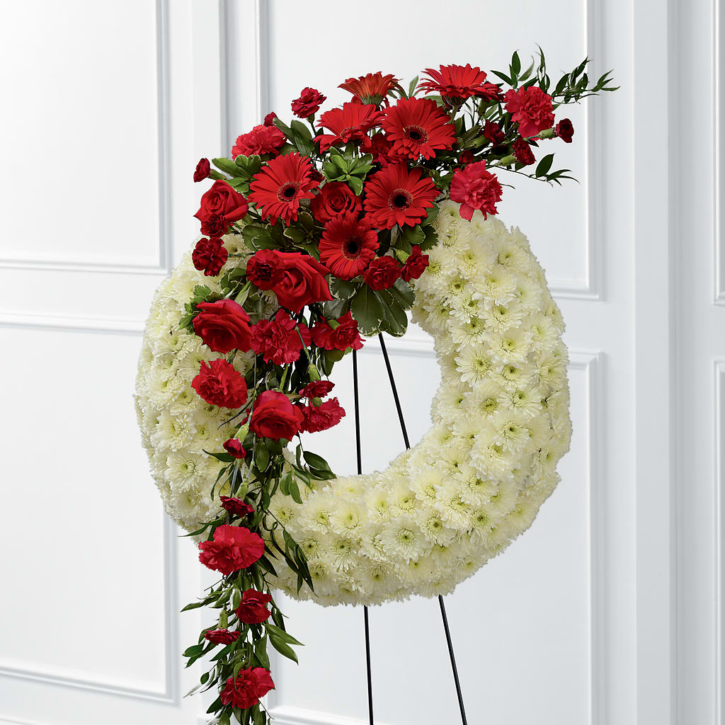 Graceful Tribute Wreath – Indiana Floral/flower Boutique, Indiana PA