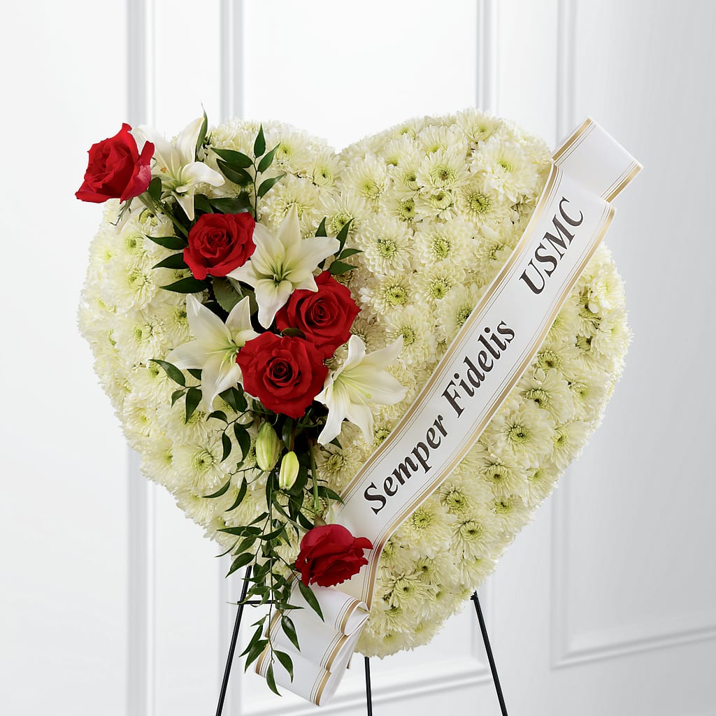 Heartfelt Hero Standing Heart – Indiana Floral/flower Boutique, Indiana PA