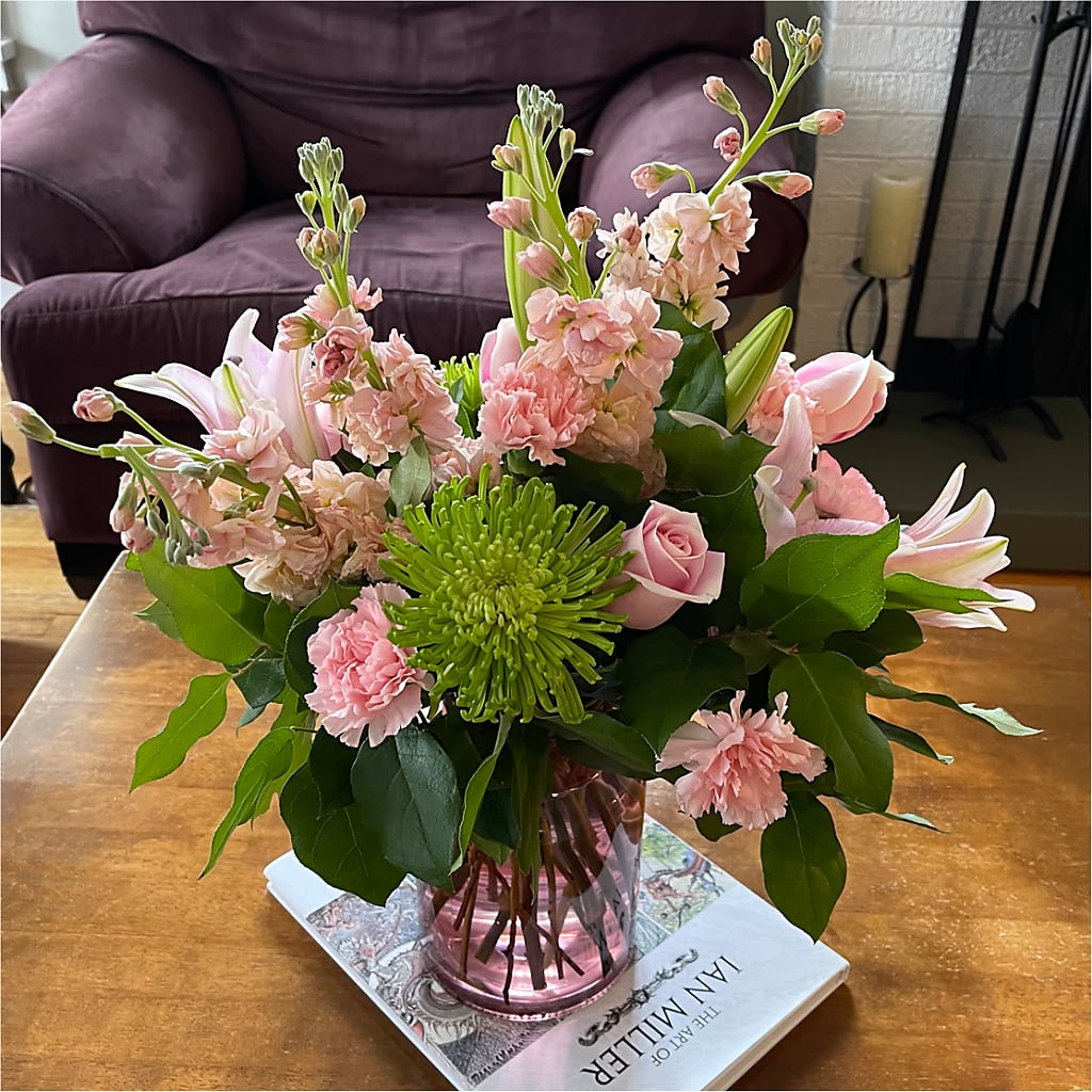Pretty in Pink Bouquet – Indiana Floral/flower Boutique, Indiana PA