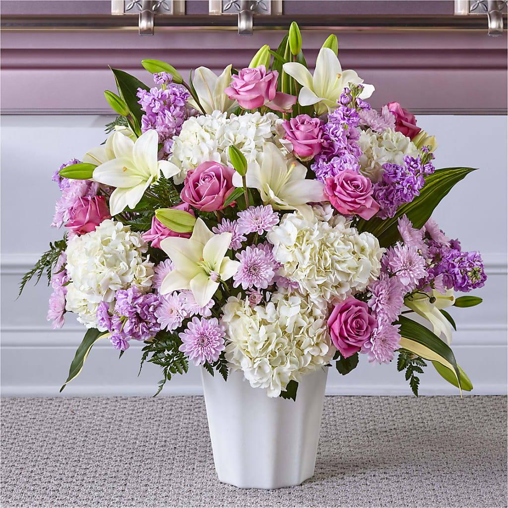Heaven Sent Floor Basket – Indiana Floral/flower Boutique, Indiana PA