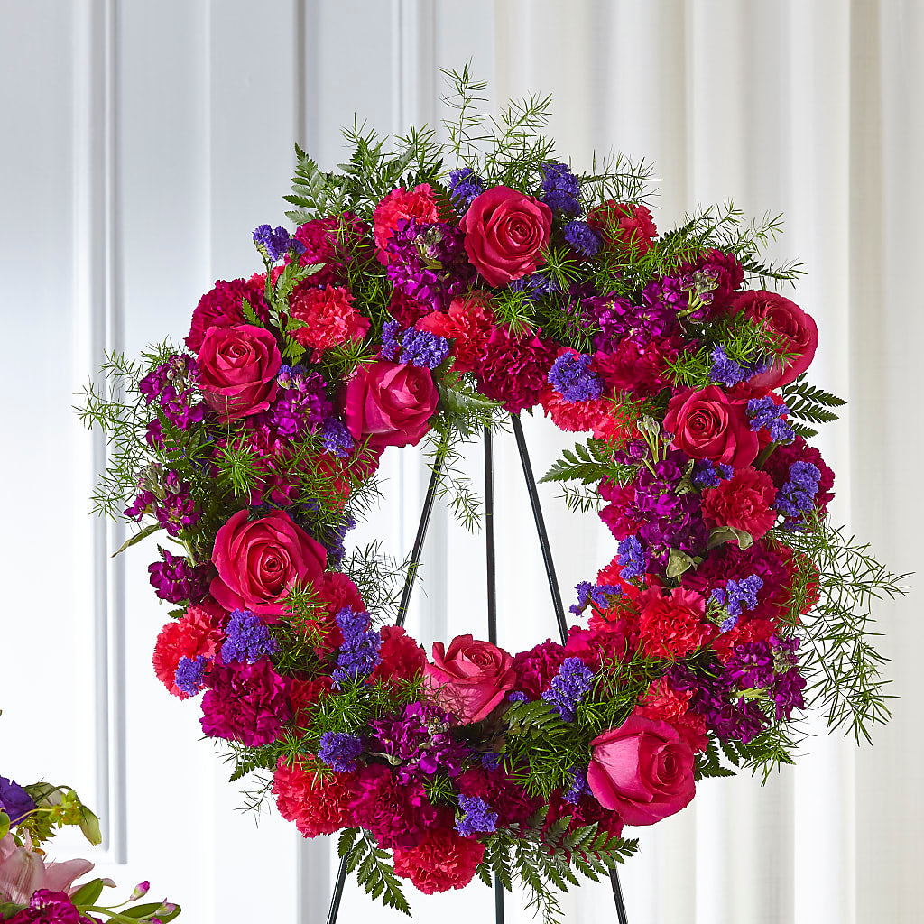 Calming Colors Wreath – Indiana Floral/flower Boutique, Indiana PA