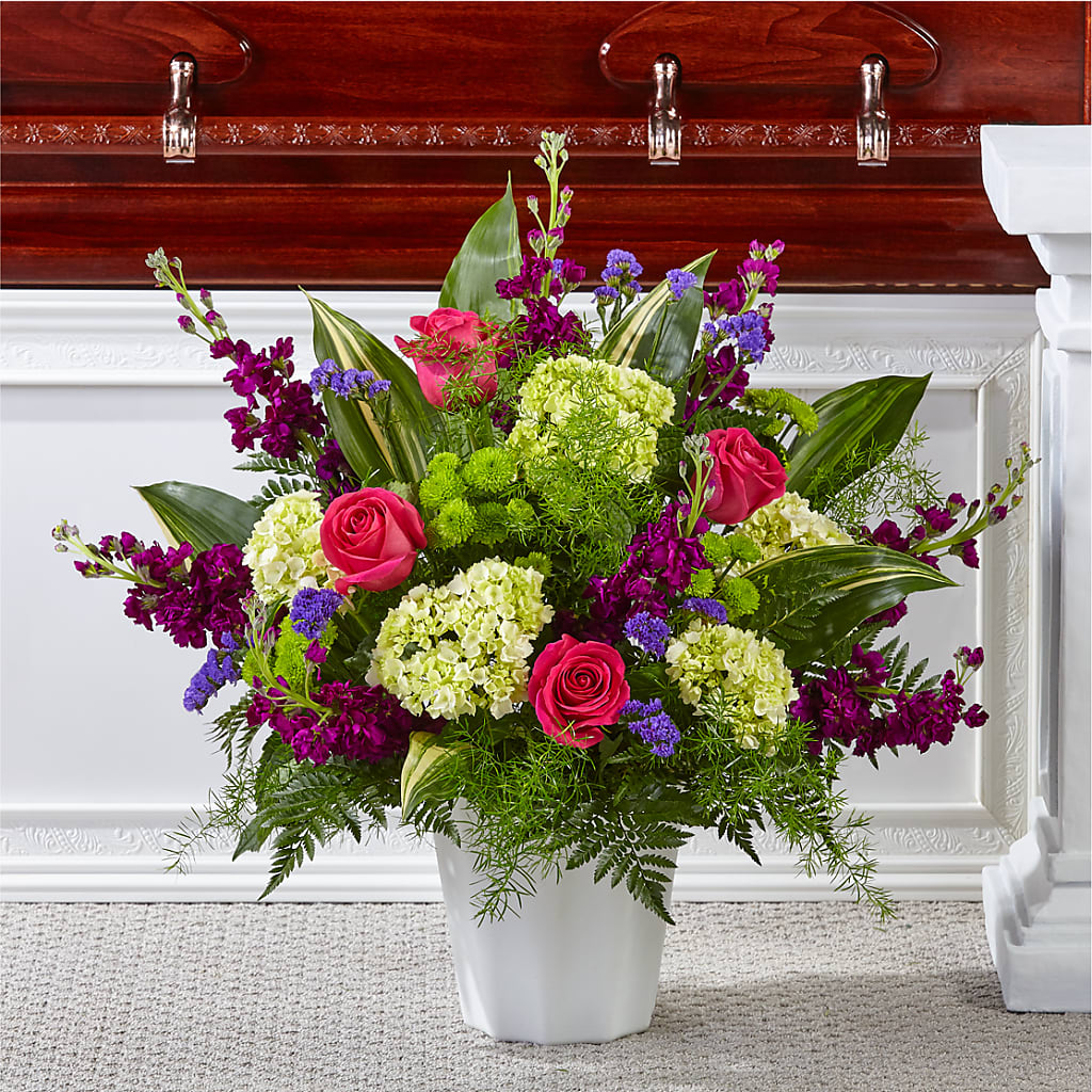 Beautiful Horizons Floor Basket – Indiana Floral/flower Boutique, Indiana PA