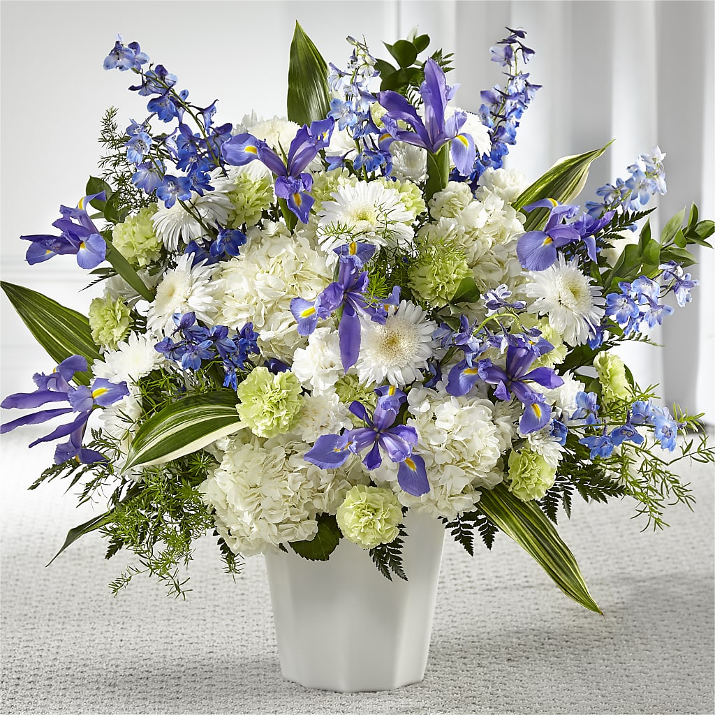 Soft Serenity Floor Basket – Indiana Floral/flower Boutique, Indiana PA