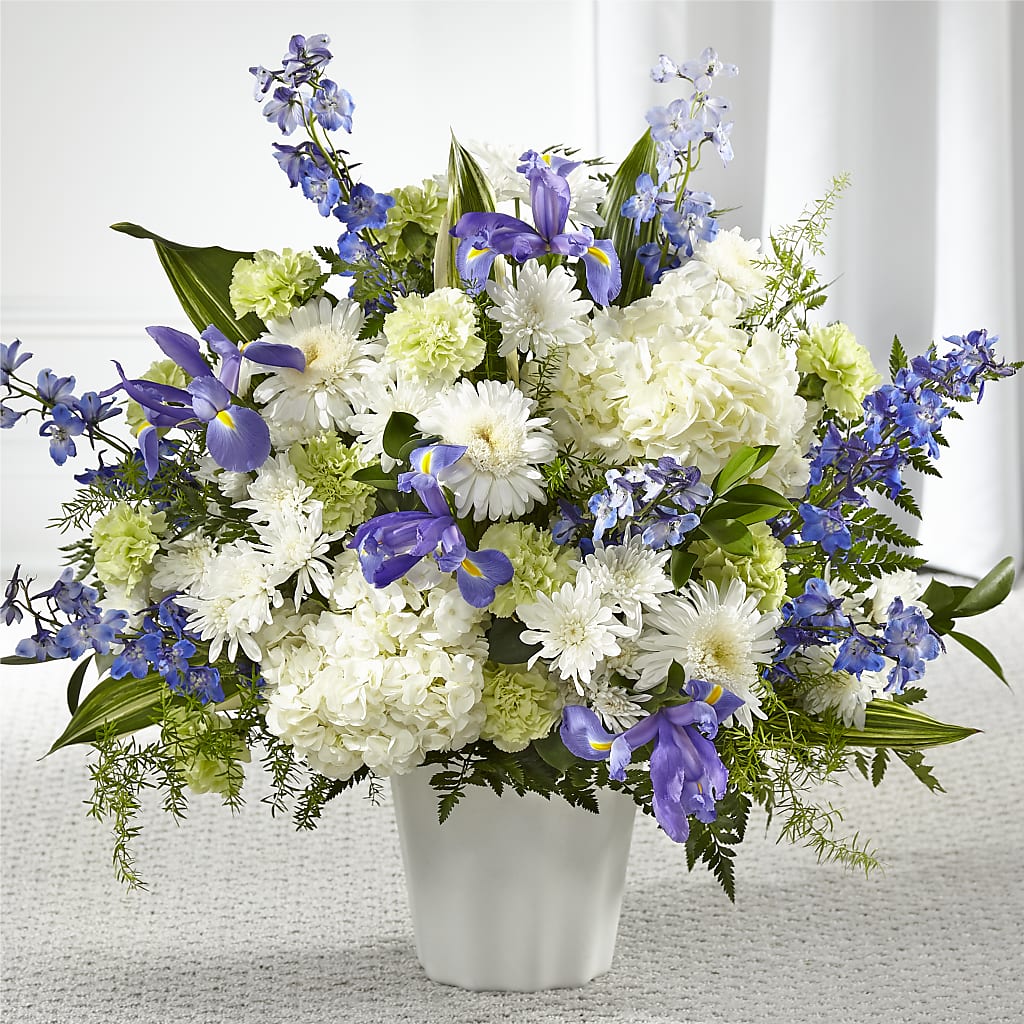 Soft Serenity Floor Basket – Indiana Floral/flower Boutique, Indiana PA