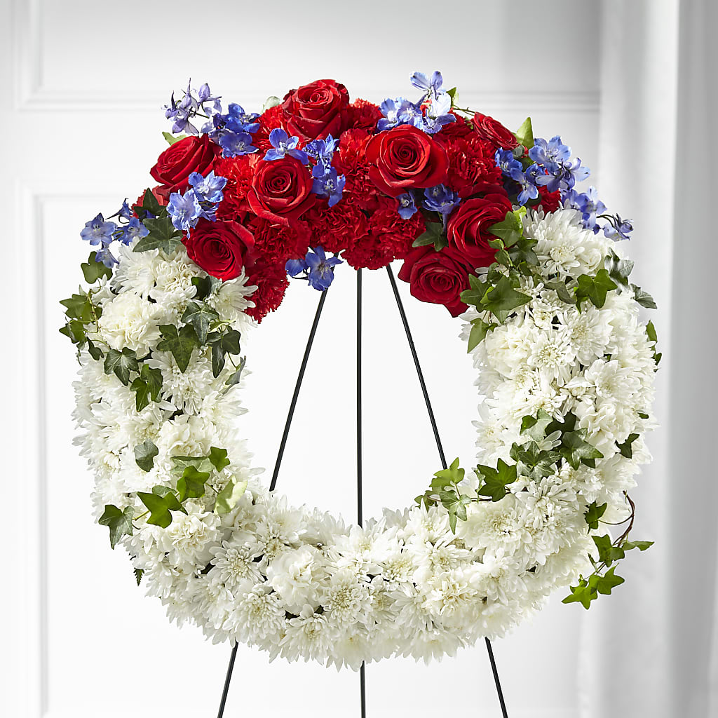 Patriotic Passion Wreath – Indiana Floral/flower Boutique, Indiana PA