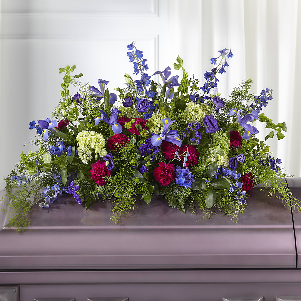 Always Treasured Casket Spray – Indiana Floral/flower Boutique, Indiana PA