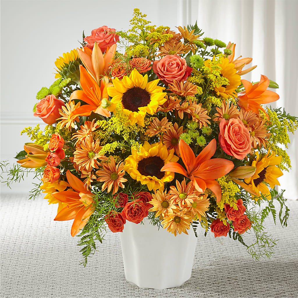 Harvest Thoughts Floor Basket – Indiana Floral/flower Boutique, Indiana PA
