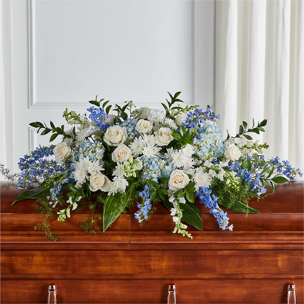 Timeless Essence Casket Spray – Indiana Floral/flower Boutique, Indiana PA