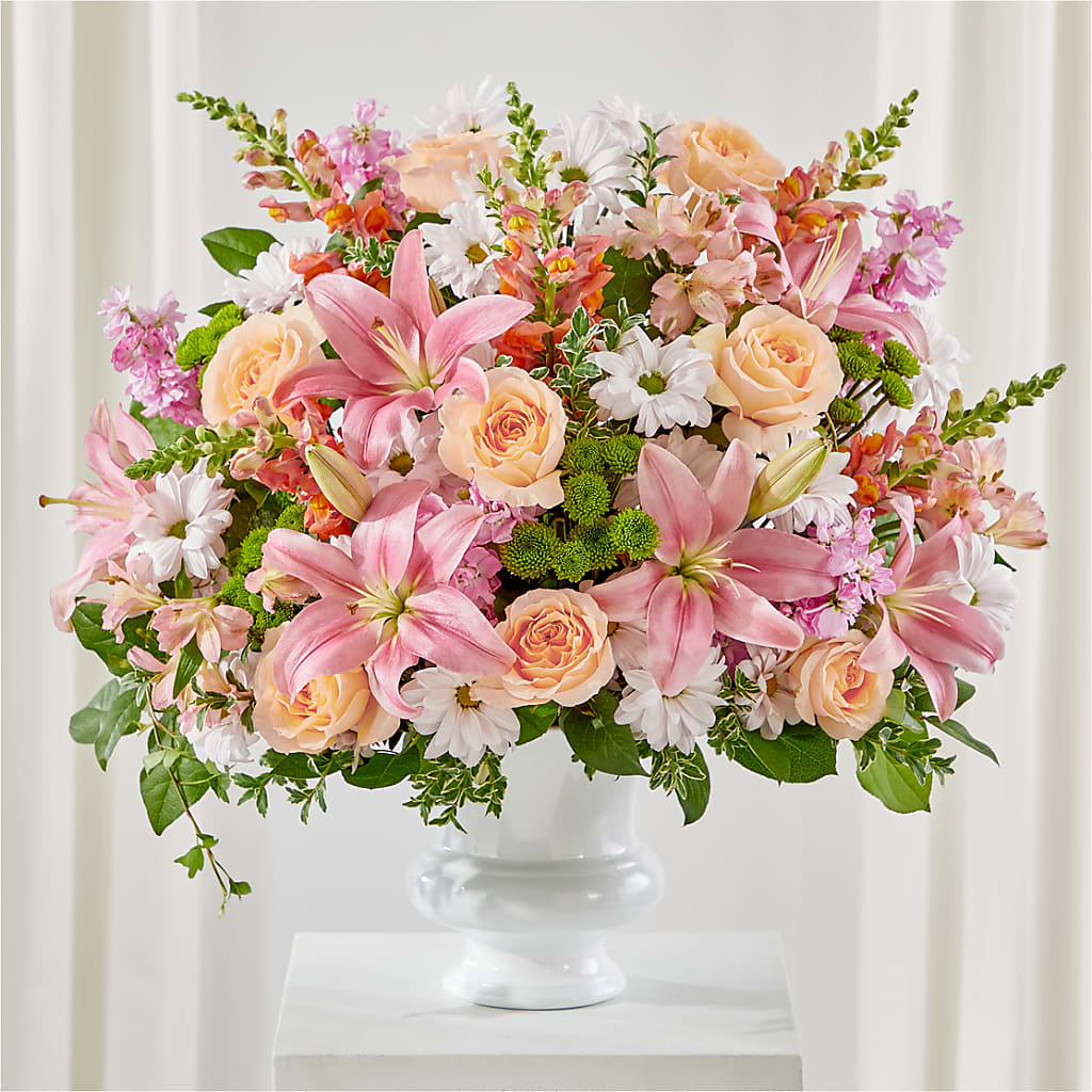 Heartfelt Gesture Urn Arrangement – Indiana Floral/flower Boutique, Indiana PA
