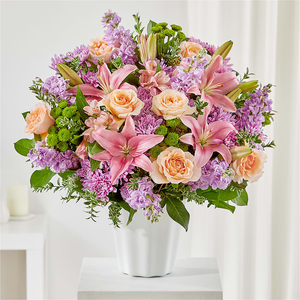 Supportive Embrace Tabletop Basket – Indiana Floral/flower Boutique, Indiana PA
