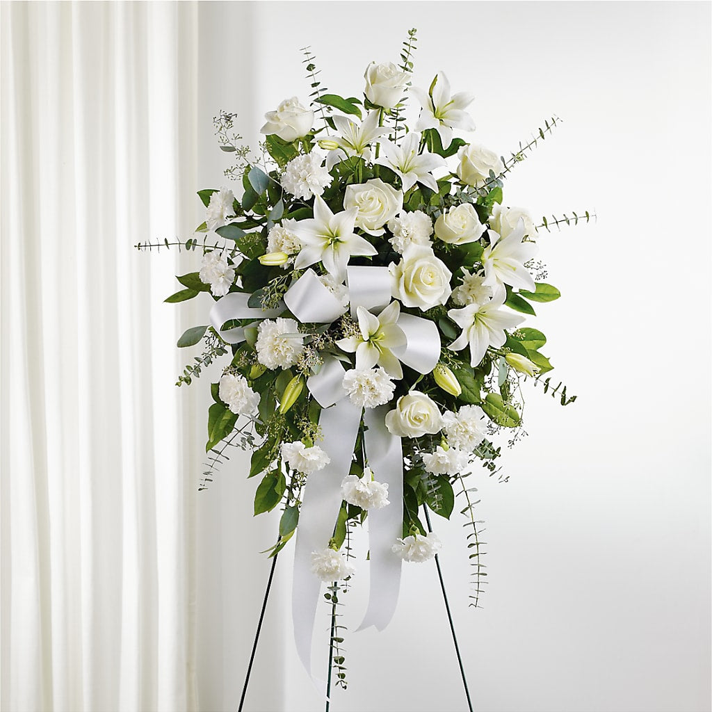 With Care Standing Spray – Indiana Floral/flower Boutique, Indiana PA