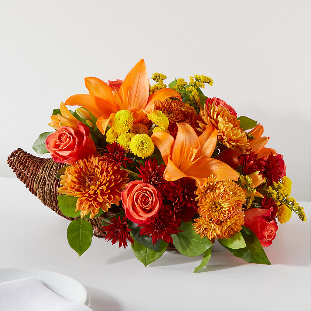 Bouquet of Blessings Cornucopia – Indiana Floral/flower Boutique, Indiana PA