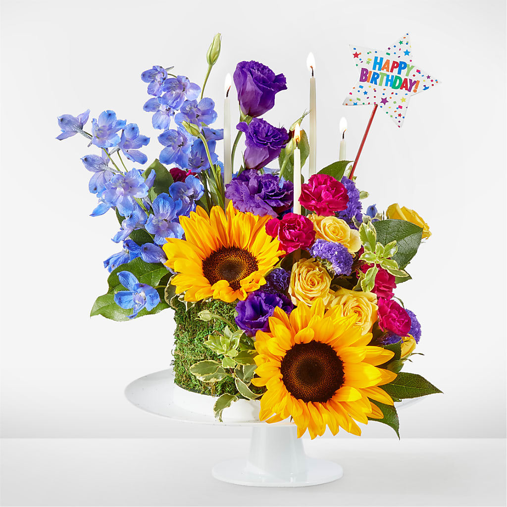 Star of the Day Floral Cake – Indiana Floral/flower Boutique, Indiana PA