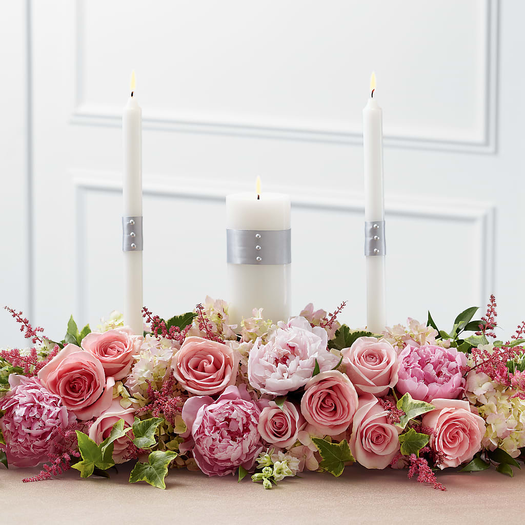 Worldwide Romance Unity Candle Arrangement – Indiana Floral/flower Boutique, Indiana PA