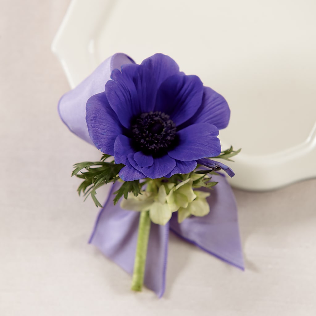 Purple Passion Boutonniere – Indiana Floral/flower Boutique, Indiana PA