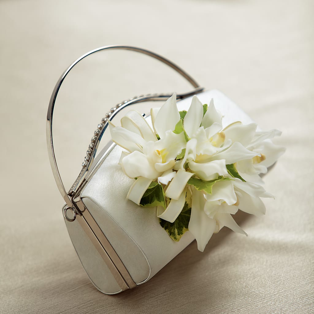 White Purse Decor – Indiana Floral/flower Boutique, Indiana PA