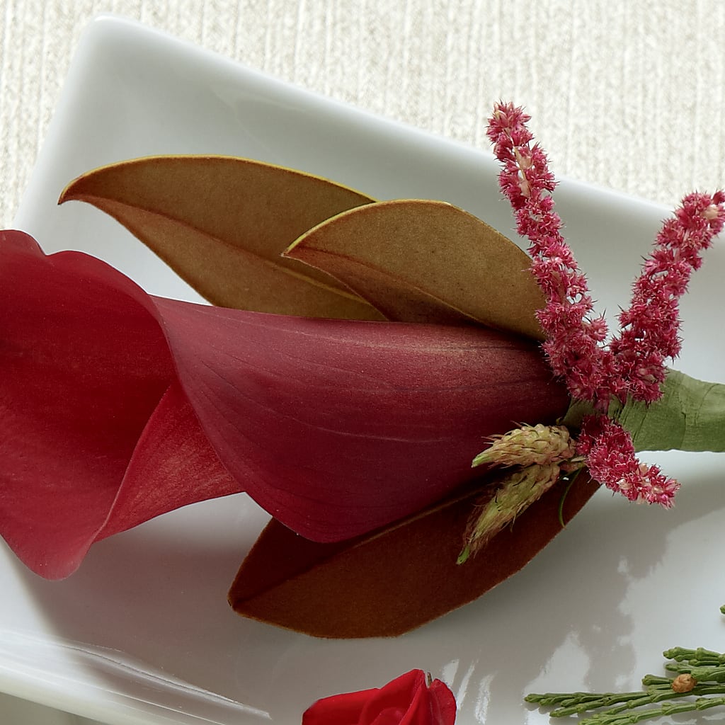 Red Calla Boutonniere – Indiana Floral/flower Boutique, Indiana PA