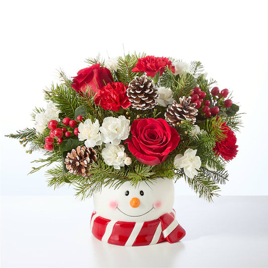 Jolly Snowman Bouquet –  Indiana Floral/flower Boutique, Indiana PA