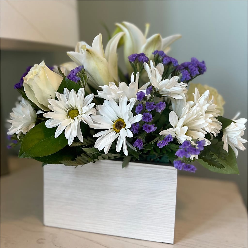 Beyond Blue Box Bouquet –  Indiana Floral/flower Boutique, Indiana PA