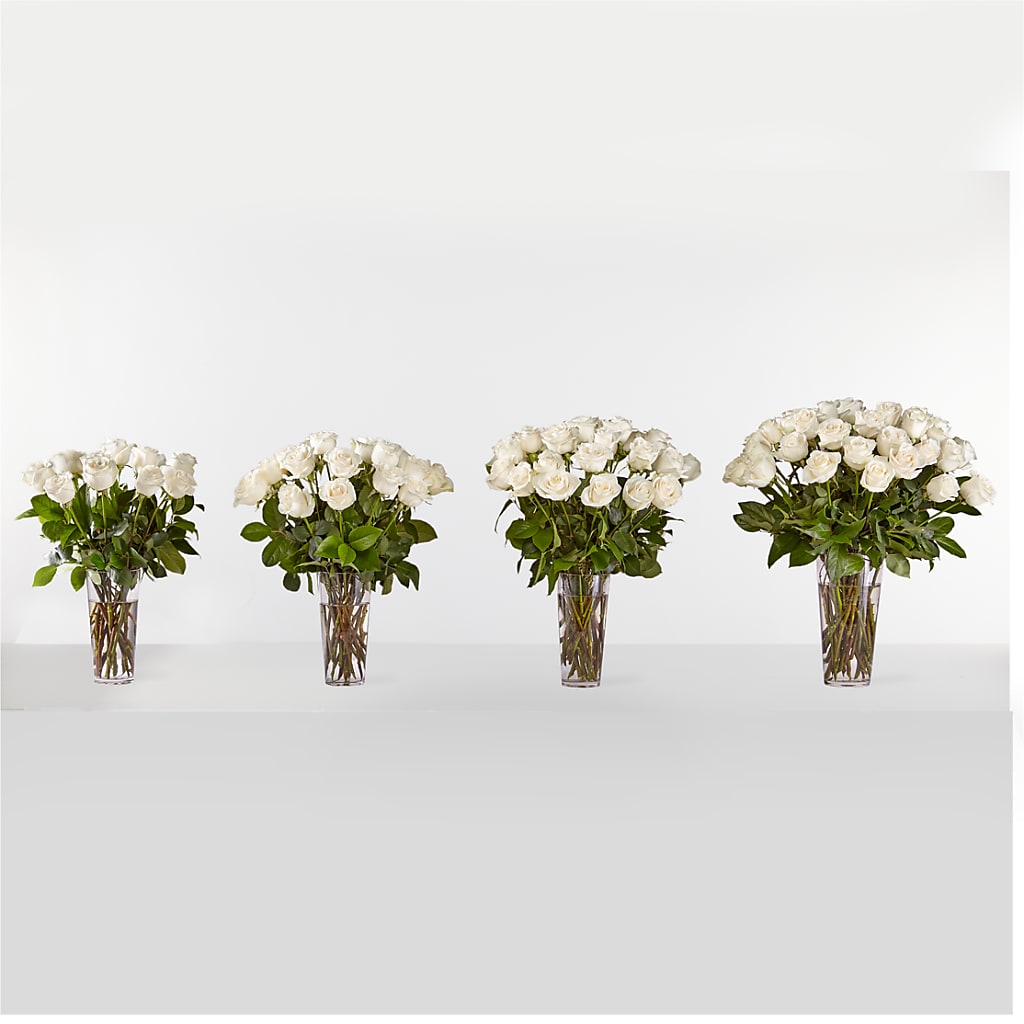 Long Stem White Rose Bouquet –  Indiana Floral/flower Boutique, Indiana PA