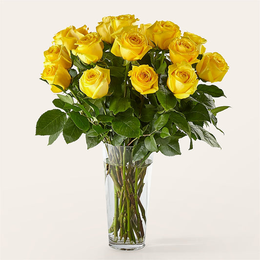 Long Stem Yellow Rose Bouquet –  Indiana Floral/flower Boutique, Indiana PA